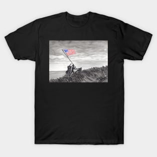 Raising the Flag at Iwo Jima T-Shirt